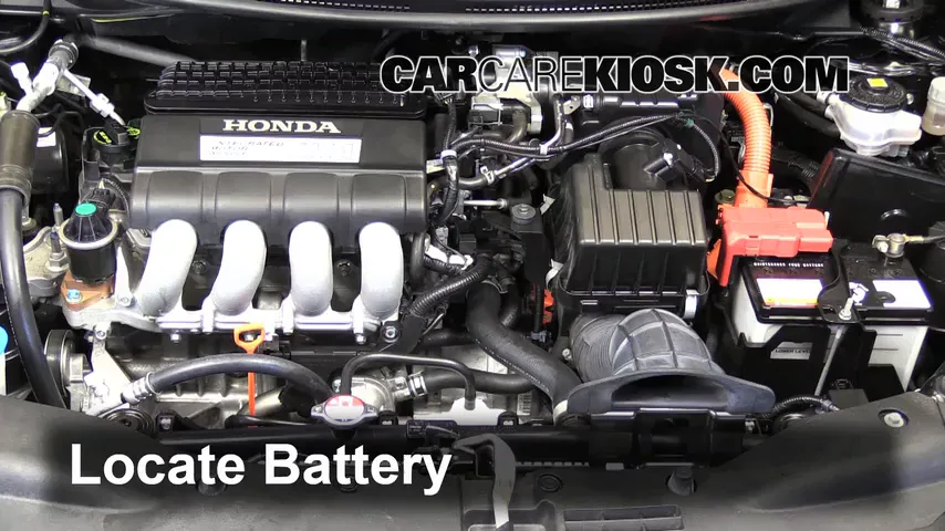 2011 Honda CR-Z EX 1.5L 4 Cyl. Battery Replace